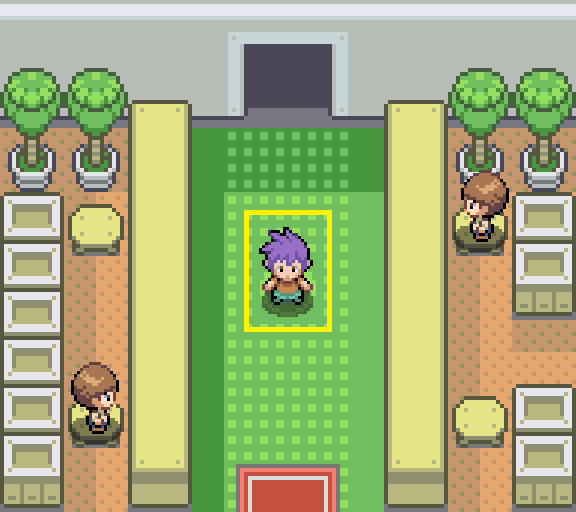 Safari starting position on Pokeball floor